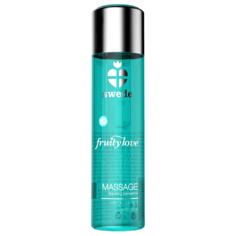 FRUITY LOVE OLIO DA MASSAGGIO EFFETTO RISCALDANTE RIBES NERO E LIME 120 ML - CHARME VIBE