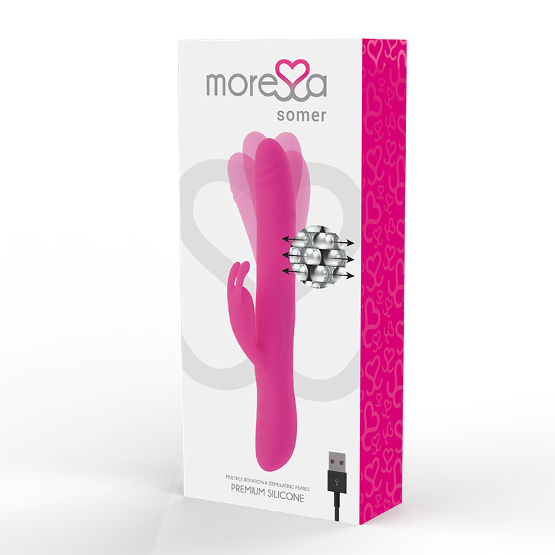 VIBRATORE SOMER PREMIUM A ROTAZIONE MULTIPLA - CHARME VIBE