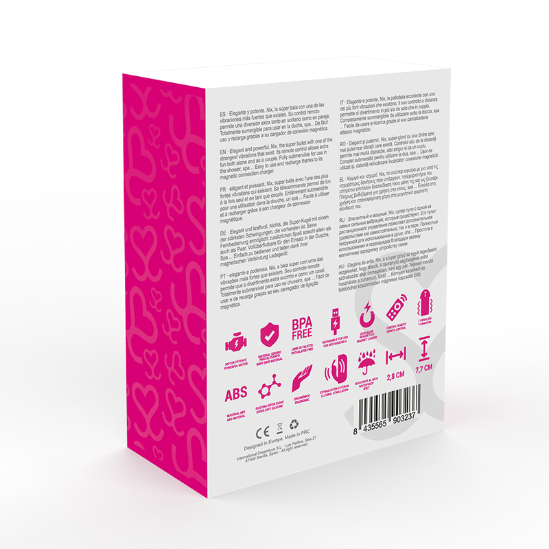 TELECOMANDO VIBRATORE NIX ROSA - CHARME VIBE