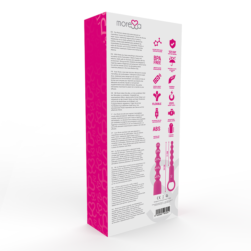 RONIE REMOTE CONTROL PIACERE ANALE ROSA - CHARME VIBE