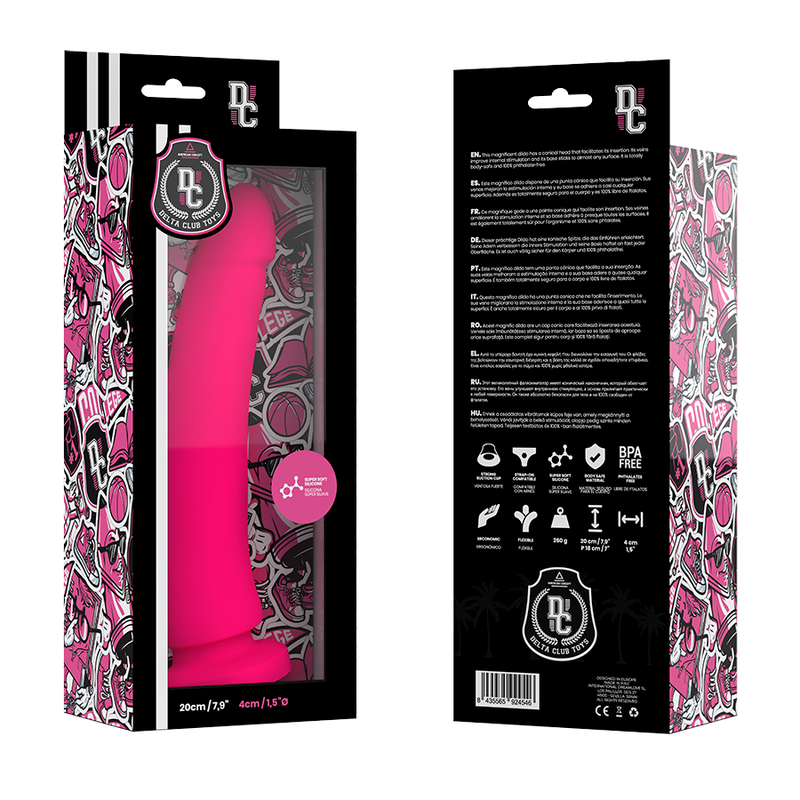 TOYS DILDO MEDICO ROSA IN SILICONE 20 CM O 4 CM - CHARME VIBE