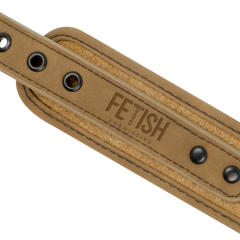 FETISH SUBMISSIVE ORIGEN - COLLANA FODERATA IN NEOPRENE CON CATENA - CHARME VIBE