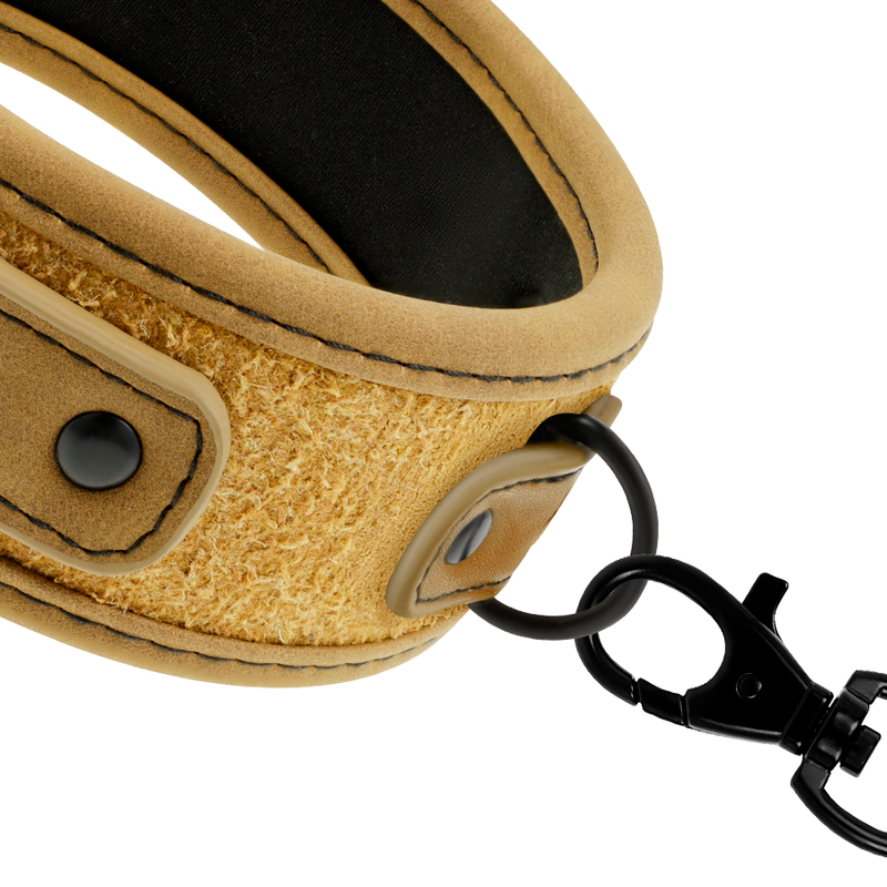 FETISH SUBMISSIVE ORIGEN - COLLANA FODERATA IN NEOPRENE CON CATENA - CHARME VIBE