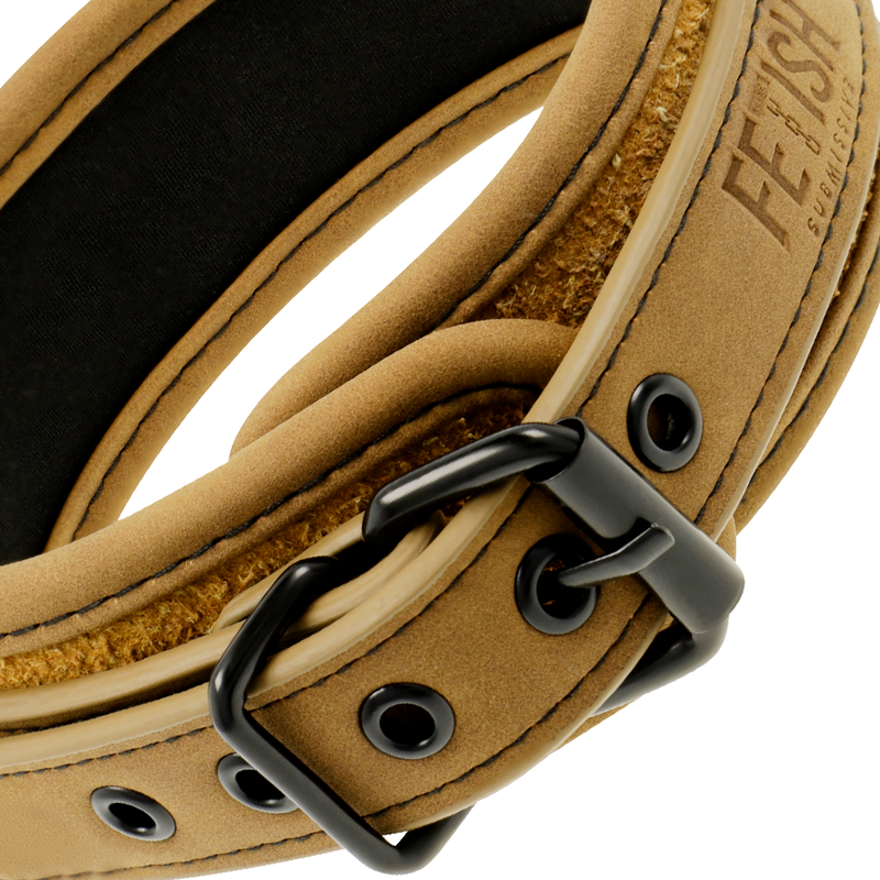 FETISH SUBMISSIVE ORIGEN - COLLANA FODERATA IN NEOPRENE CON CATENA - CHARME VIBE