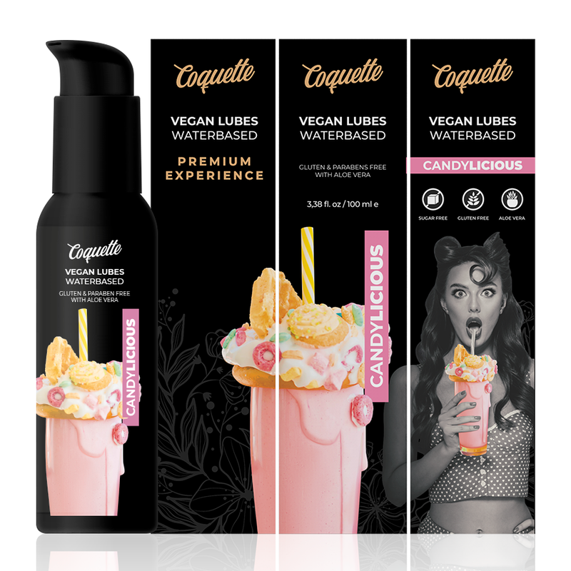 ESPERIENZA PREMIUM LUBRIFICANTE VEGANO CANDYLICIOUS 100ML - CHARME VIBE