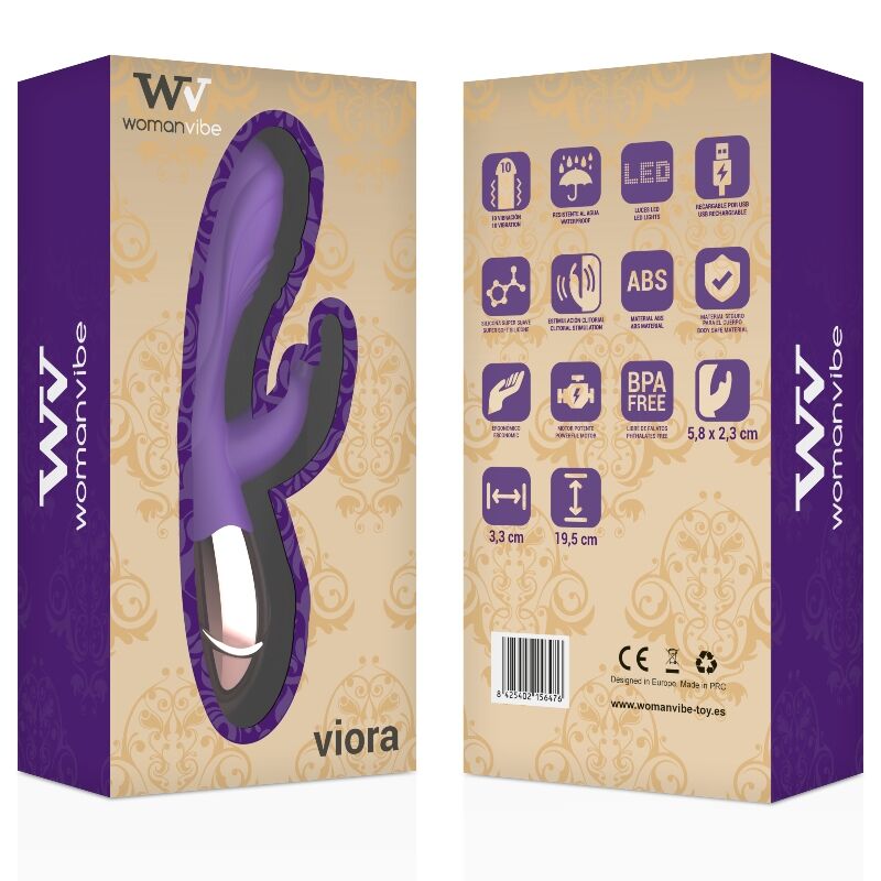 VIBRATORE VIORA RICARICABILE IN SILICONE - CHARME VIBE