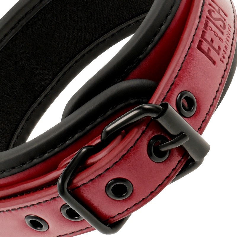 FETISH SUBMISSIVE DARK ROOM - COLLANA A CATENA CON FODERA IN NEOPRENE - CHARME VIBE