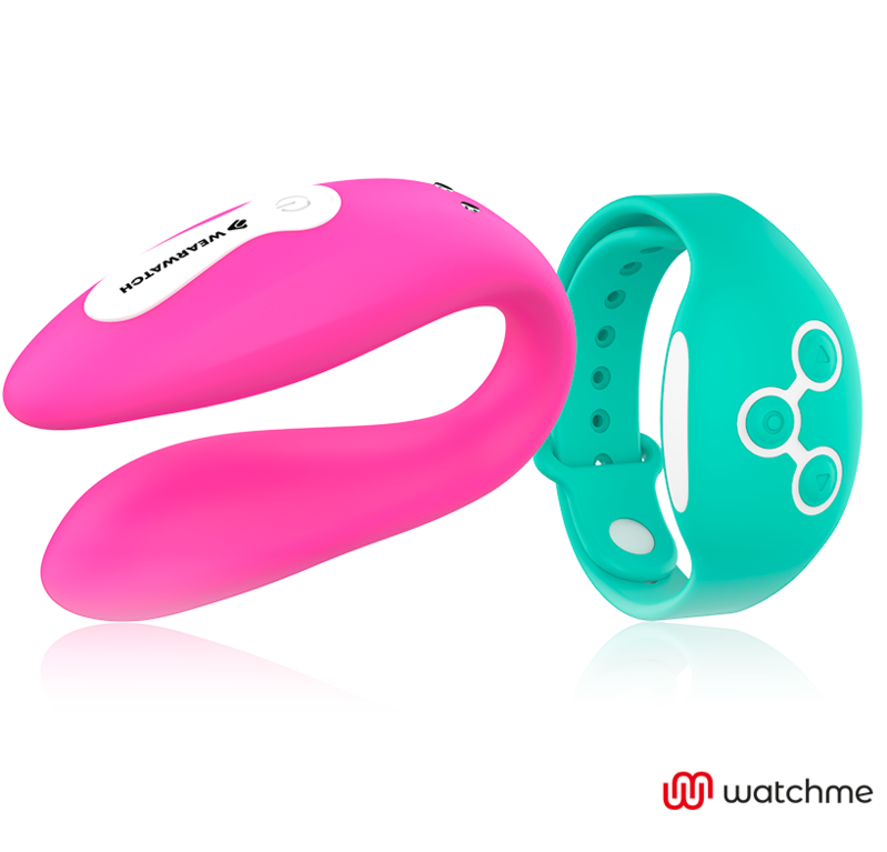 VIBRATORE WATCHME A DOPPIA TECNOLOGIA FUCSIA / ACQUA DI MARE - CHARME VIBE