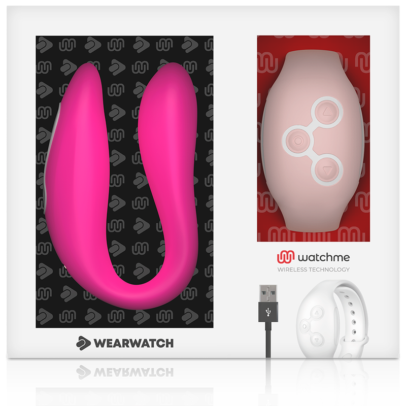 VIBRATORE WATCHME DOPPIA TECNOLOGIA FUCSIA / ROSA - CHARME VIBE