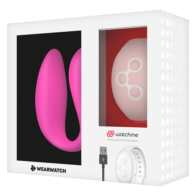 VIBRATORE WATCHME DOPPIA TECNOLOGIA FUCSIA / ROSA - CHARME VIBE