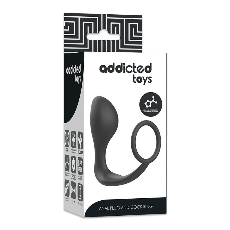 VIBRATORE PROST TICO NERO 10 CM - CHARME VIBE
