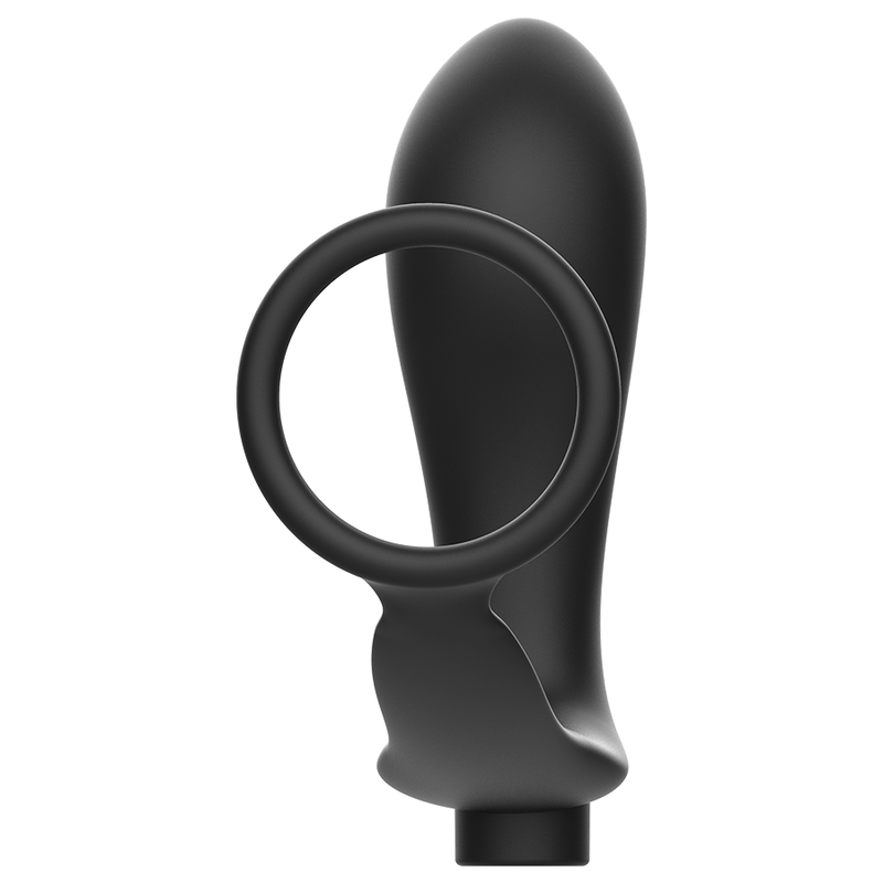 ANELLO PER PENE CON TELECOMANDO PLUG ANALE NERO RICARICABILE - CHARME VIBE