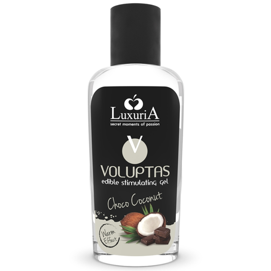 VOLUPTAS GEL DA MASSAGGIO ALIMENTARE EFFETTO RISCALDANTE - COCCO E CREMA 100 ML - CHARME VIBE