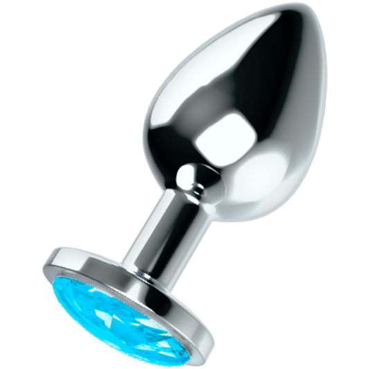 PLUG ANALE CON CRISTALLO BLU L - CHARME VIBE