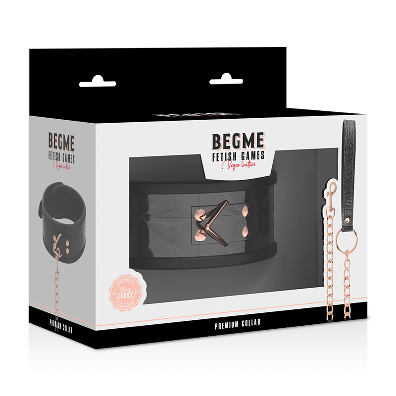 BLACK EDITION PREMIUM COLLARE IN PELLE VEGANA - CHARME VIBE