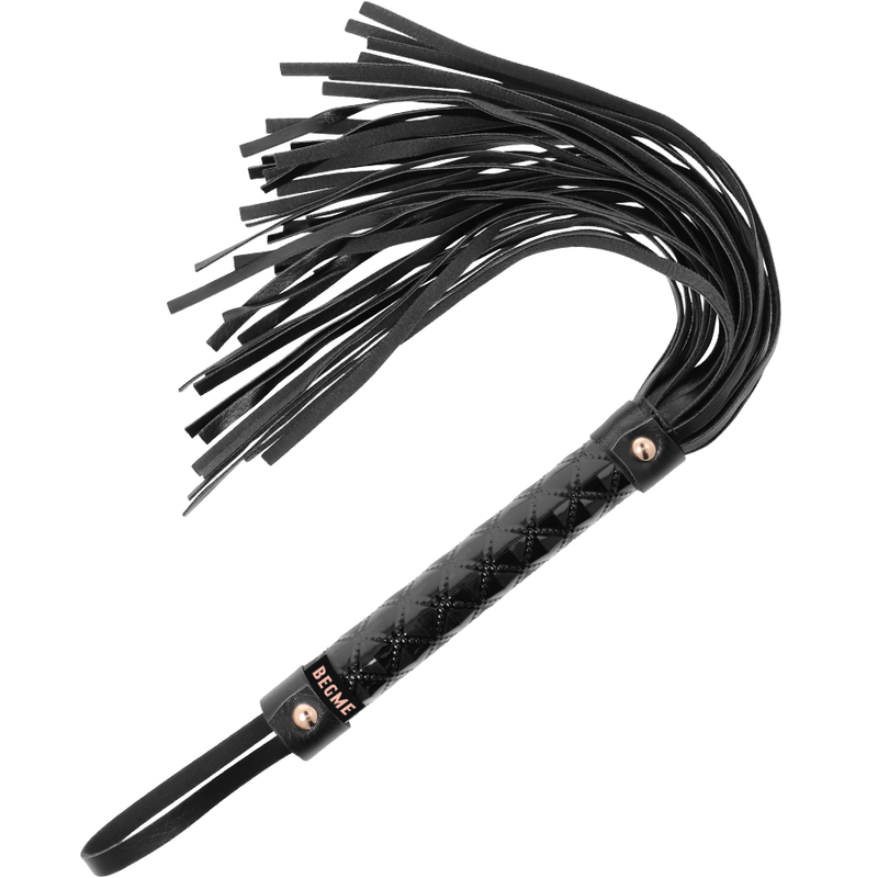 BLACK EDITION FLOGGER IN PELLE VEGANA - CHARME VIBE