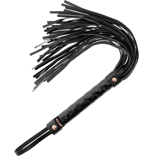 BLACK EDITION FLOGGER IN PELLE VEGANA - CHARME VIBE