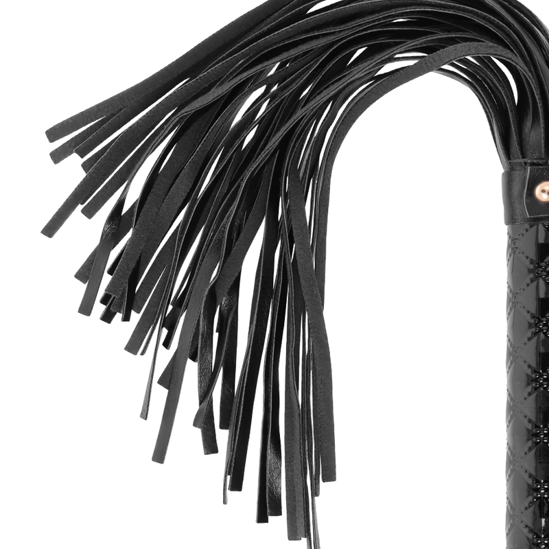 BLACK EDITION FLOGGER IN PELLE VEGANA - CHARME VIBE