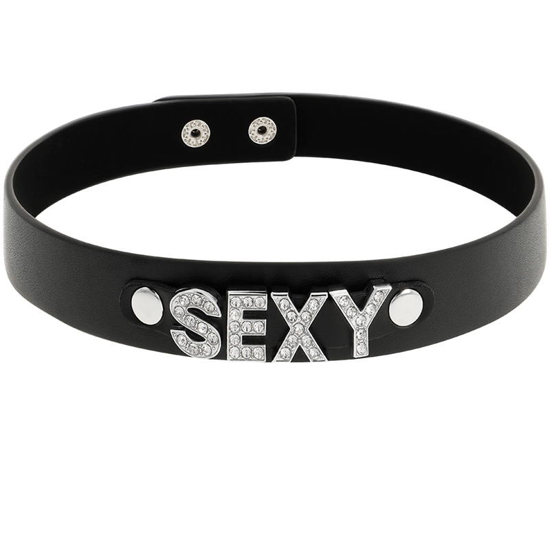 GIROCOLLO SEXY IN PELLE VEGANA - CHARME VIBE