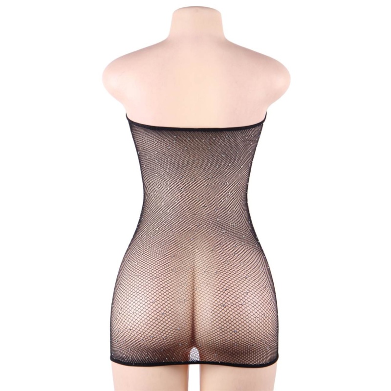 ABITO BODY A RETE CON DIAMANTI S/L - CHARME VIBE