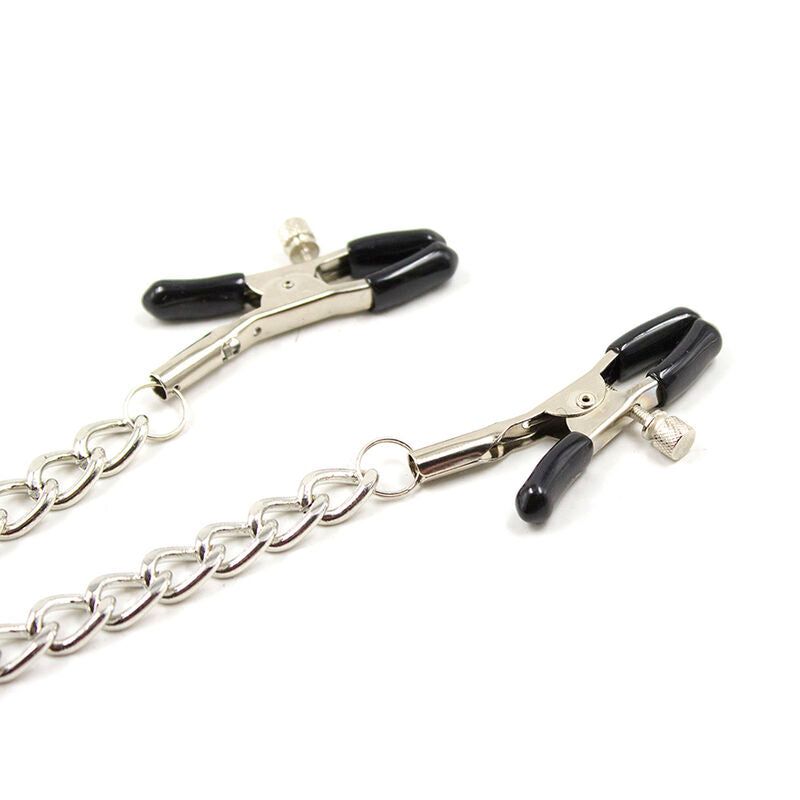 MORSETTI CON CAPEZZOLI IN METALLO CON CATENE - CHARME VIBE