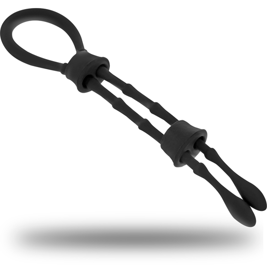ANELLO IN SILICONE CON CORD-COCK E TESTICOLO - CHARME VIBE