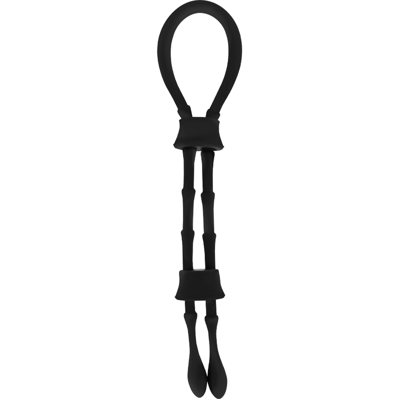 ANELLO IN SILICONE CON CORD-COCK E TESTICOLO - CHARME VIBE
