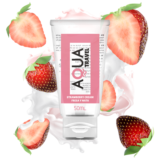 LUBRIFICANTE A BASE ACQUA GUSTO CREMA FRAGOLA - 50 ML - CHARME VIBE