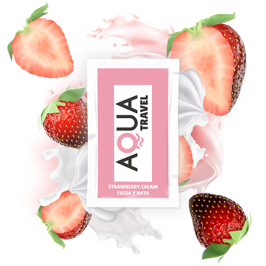 LUBRIFICANTE A BASE ACQUA GUSTO CREMA DI FRAGOLA 6 ML - CHARME VIBE