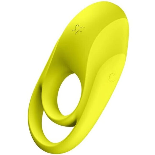 VIBRATORE AD ANELLO DUO SPETTACOLARE GIALLO - CHARME VIBE