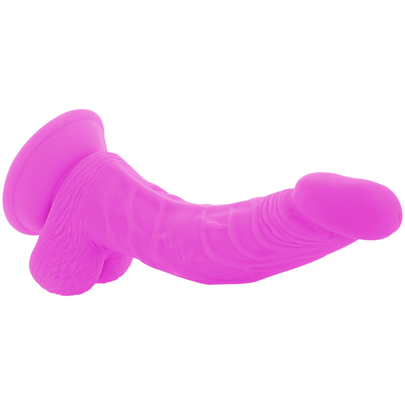 DILDO VIBRANTE FLESSIBILE VIOLA 21.5 CM O 4.5 CM - CHARME VIBE