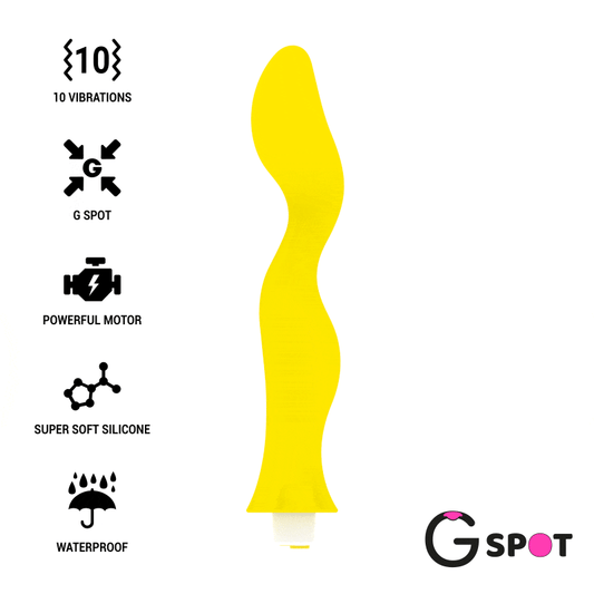 VIBRATORE GAVYN  GIALLO - CHARME VIBE