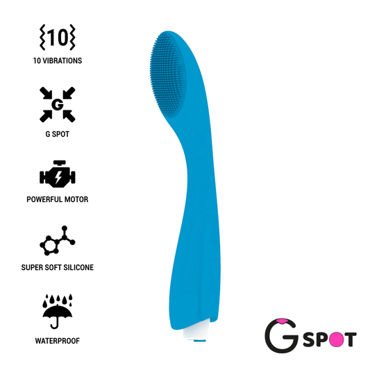 VIBRATORE GYLBERT BLU TURCHESE - CHARME VIBE