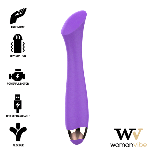 VIBRATORE RICARICABILE IN SILICONE PUNTO K MANDY - CHARME VIBE