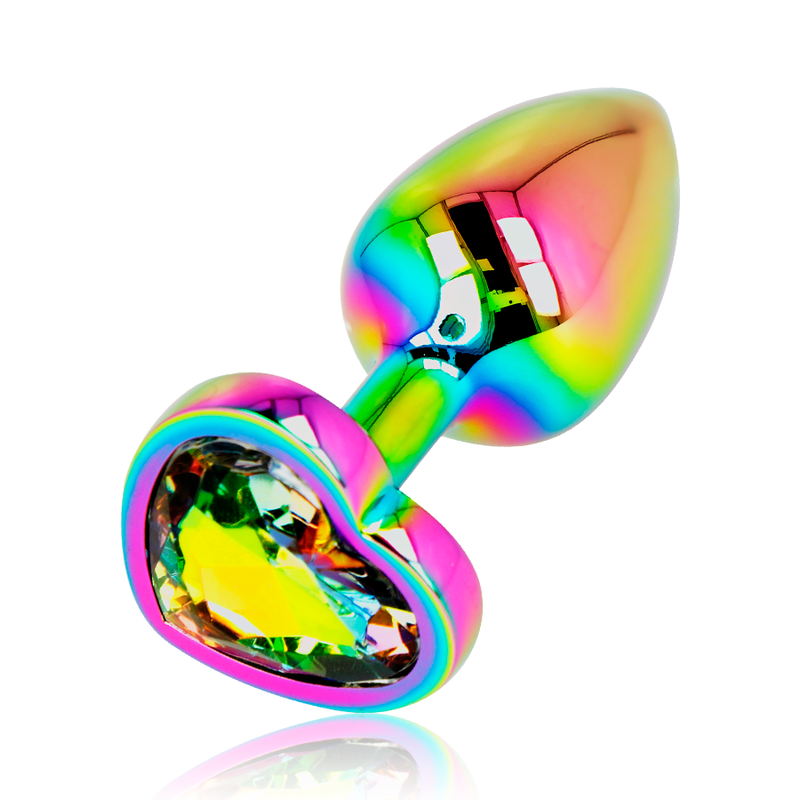 PLUG ANALE CUORE IRIDESCENTE TAGLIA S - CHARME VIBE