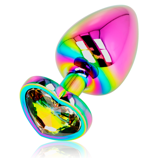 PLUG ANALE CUORE IRIDESCENTE TAGLIA L - CHARME VIBE