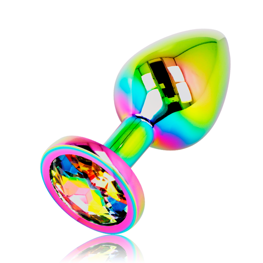 PLUG ANALE CERCHIO IRIDESCENTE TAGLIA S - CHARME VIBE
