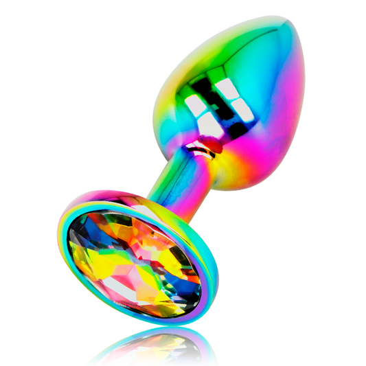 PLUG ANALE CERCHIO IRIDESCENTE TAGLIA M - CHARME VIBE