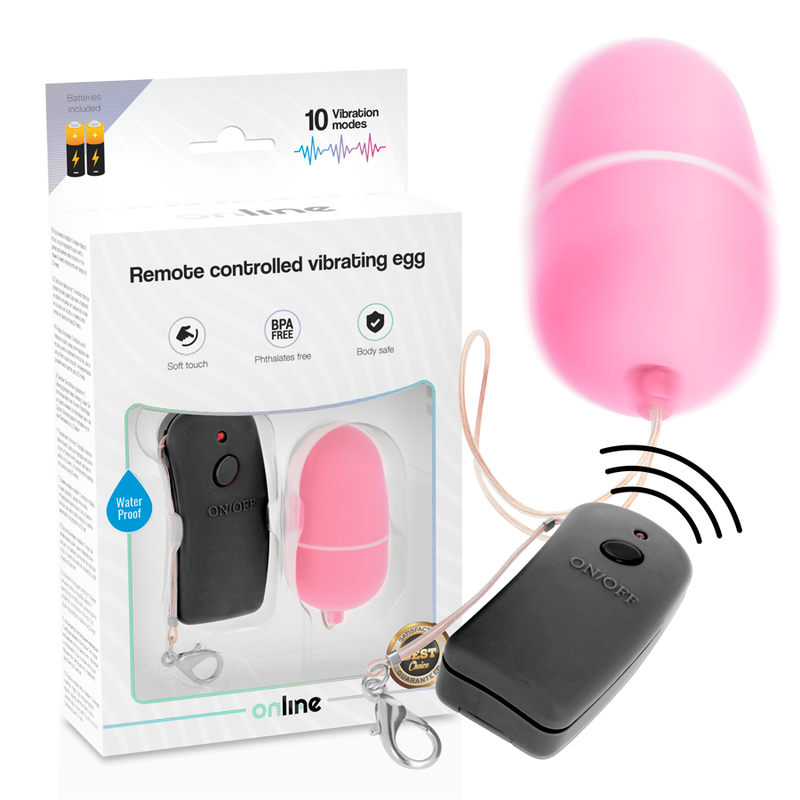 UOVO VIBRANTE CON TELECOMANDO ROSA - CHARME VIBE