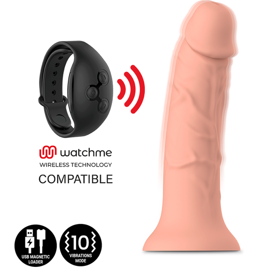 ASHER ORIGINAL DILDO M - VIBRATORE COMPATIBILE CON TECNOLOGIA WATCHME WIRELESS - CHARME VIBE