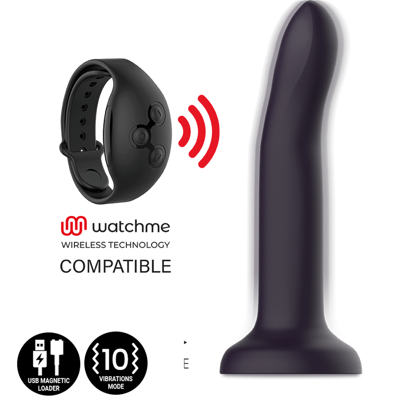 DUMAN MYSTIC DILDO L  VIBRATORE COMPATIBILE CON TECNOLOGIA WIRELESS WATCHME - CHARME VIBE