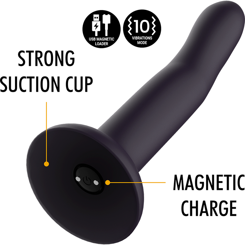 DUMAN MYSTIC DILDO L  VIBRATORE COMPATIBILE CON TECNOLOGIA WIRELESS WATCHME - CHARME VIBE