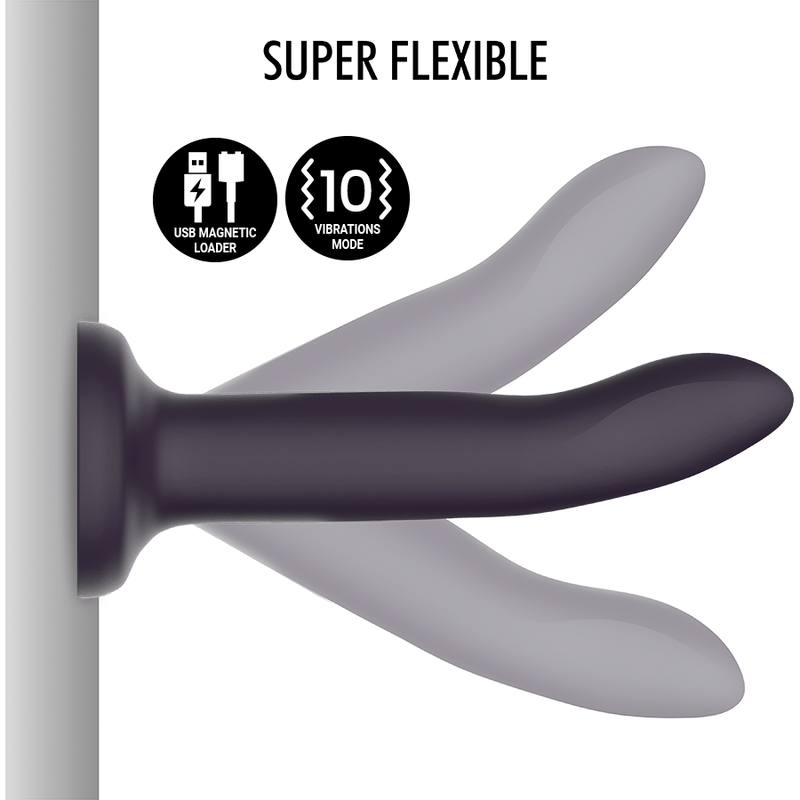 DUMAN MYSTIC DILDO L  VIBRATORE COMPATIBILE CON TECNOLOGIA WIRELESS WATCHME - CHARME VIBE