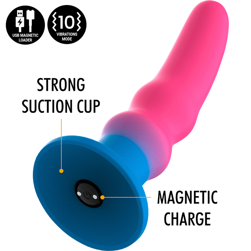 KUNO UTOPIA DILDO S  VIBRATORE WATCHME COMPATIBILE CON TECNOLOGIA WIRELESS - CHARME VIBE