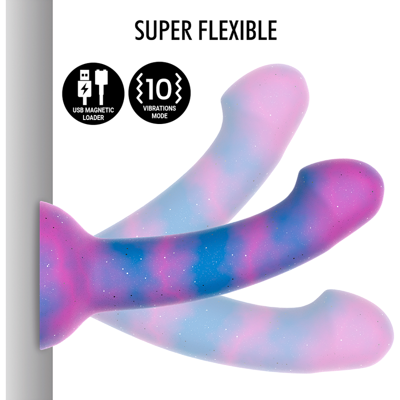 DION GALACTIC DILDO M  VIBRATORE WATCHME TECNOLOGIA WIRELESS COMPATIBILE - CHARME VIBE