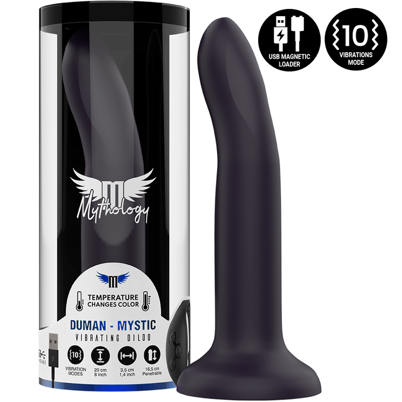 DUMAN MYSTIC DILDO L  VIBRATORE COMPATIBILE CON TECNOLOGIA WIRELESS WATCHME - CHARME VIBE