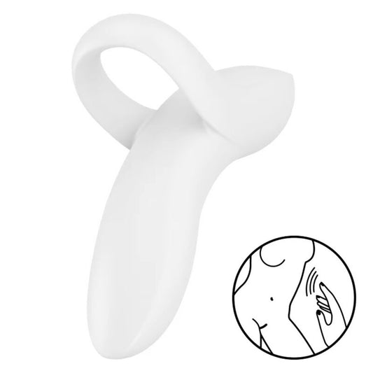 VIBRATORE DA DITO BOLD LOVER BIANCO - CHARME VIBE