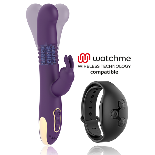 BASTIAN RABBIT UP & DOWN, ROTATORE E VIBRATORE COMPATIBILE CON LA TECNOLOGIA WIRELESS WATCHME - CHARME VIBE