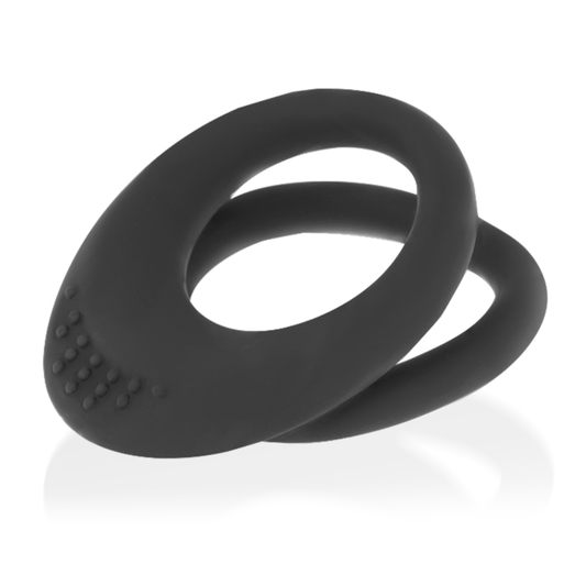 ANELLO DOPPIO IN SILICONE 3.5 CM - 4.5 CM - CHARME VIBE