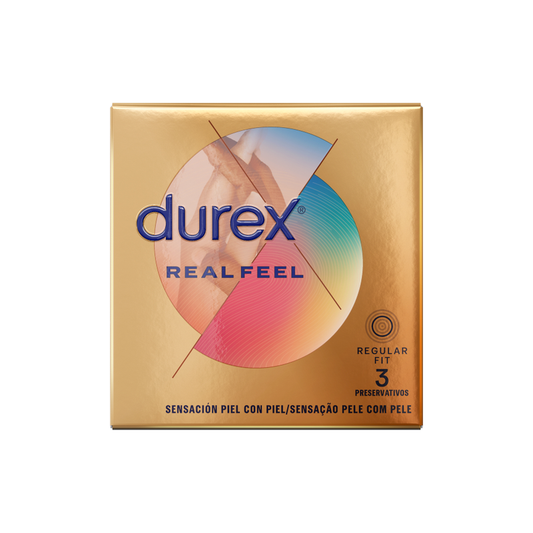 PRESERVATIVI REAL FEEL 3 UNITÀ - CHARME VIBE